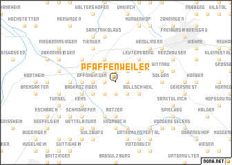 map of Pfaffenweiler
