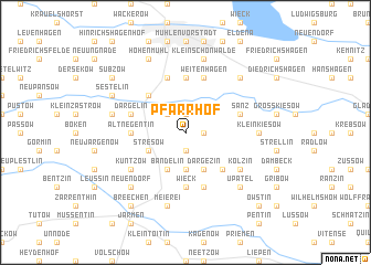 map of Pfarrhof