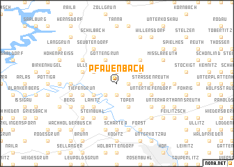 map of Pfauenbach