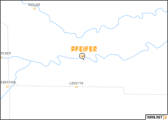 map of Pfeifer