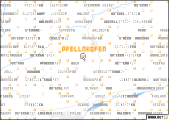 map of Pfellnkofen