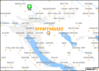 map of Pffaffhausen
