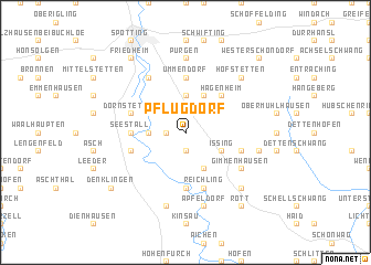 map of Pflugdorf
