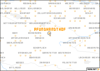map of Pfundhardthof