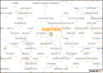map of Phaffans