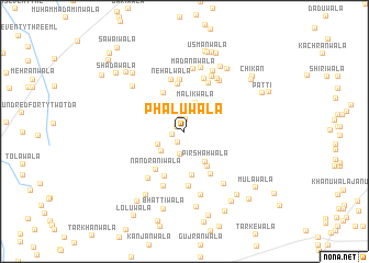 map of Phaluwāla