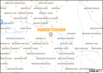 map of Phanat Nikhom