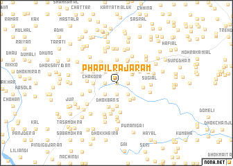 map of Phapil Rāja Rām