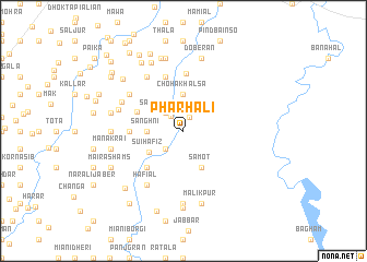 map of Pharhāli