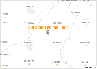 map of Pheasant Run Village