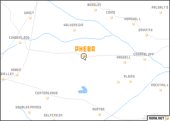 map of Pheba