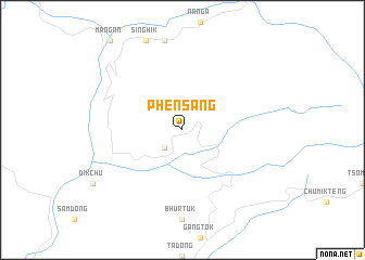 map of Phensāng