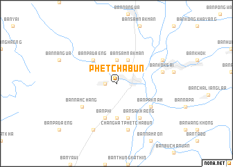 map of Phetchabun