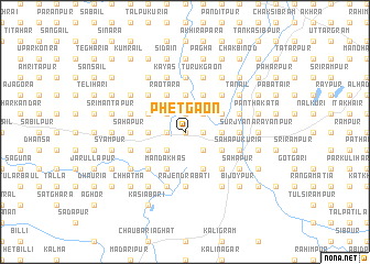 map of Phetgaon