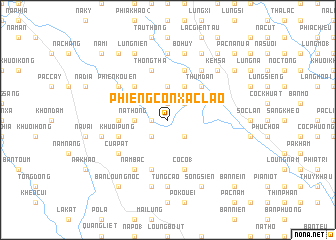 map of Phiêng Con Xác Lao