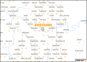 map of Phiêng Mân