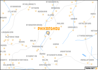 map of Phikardhou