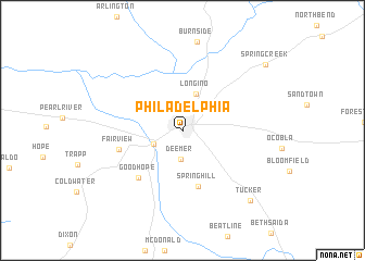 map of Philadelphia