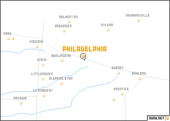 map of Philadelphia