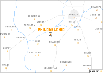 map of Philadelphia