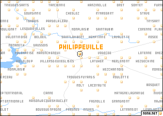 map of Philippeville