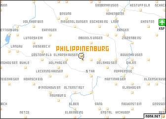 map of Philippinenburg