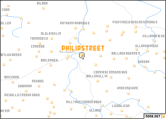 map of Philip Street