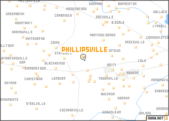 map of Phillipsville
