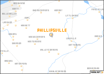 map of Phillipsville