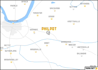 map of Philpot