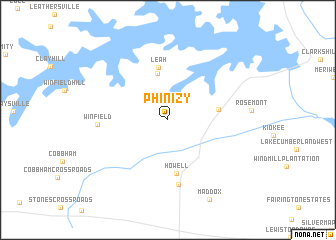 map of Phinizy