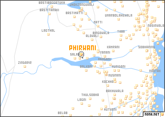 map of Phirwāni