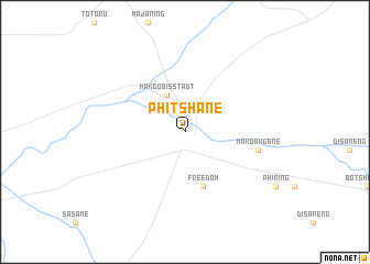 map of Phitshane