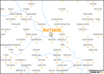 map of Phitshini