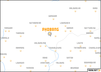 map of Pho Bang