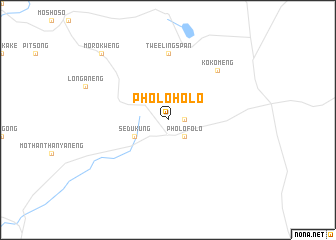 map of Pholoholo