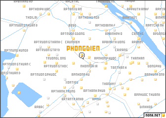 map of Phong Ðiền