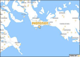map of Phong Niên