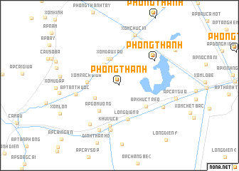 map of Phong Thạnh