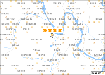 map of Phơng Vực