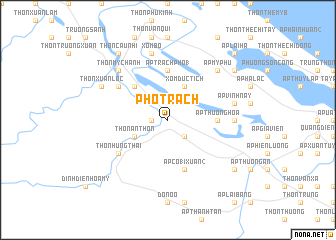 map of Pho Trach