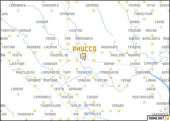 map of Phúc Cổ