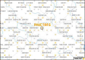 map of Phúc Tằng