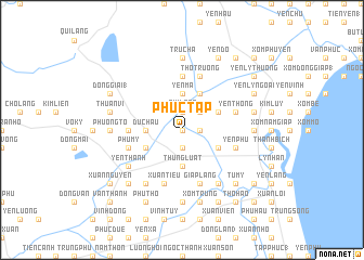 map of Phúc Tập