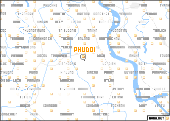 map of Phú Ðôi