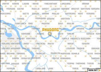 map of Phù Ðổng
