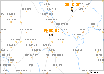 map of Phu Giáo