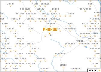 map of Phú Hữu