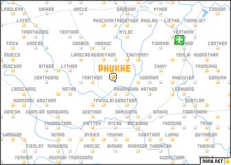 map of Phú Khê