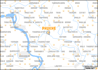 map of Phú Khê